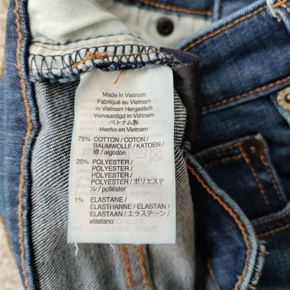 J. Crew Mid Rise Skinny Jeans in Rockaway Wash Size W27 L28 - Picture 7 of 12